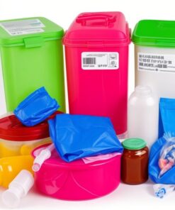 oakridge 5 liter - sharps disposal container with mailbox style lid