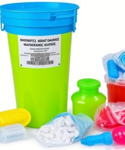 blue puncture proof container