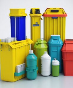 hazard trash can