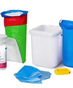 sharps containers 8881676434 sharps-a-gator sharps container, chimney top, 14 liter, red ..