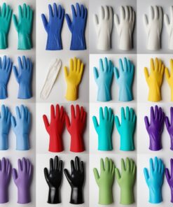 gn91 blue nitrile gloves
