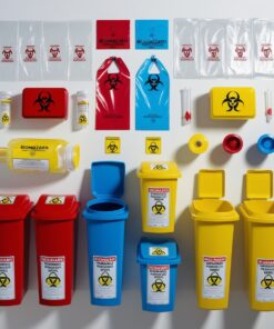 Bemis SharpSentinel 5-Litre Sharps Container - Translucent Red - Case (32 Containers)