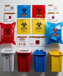 black pharmaceutical Medical Waste Containerstainers