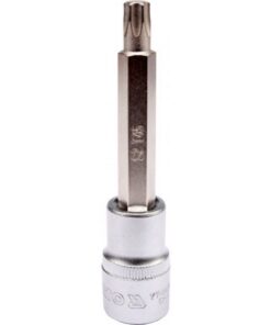 Torx Bit Socket - Male - Chrome Vanadium - 1/2" Connector - Long - T45 x 100mm - YT-04325