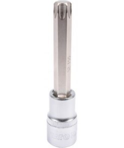 Torx Bit Socket - Male - Chrome Vanadium - 1/2" Connector - Long - T55 x 100mm - YT-04327
