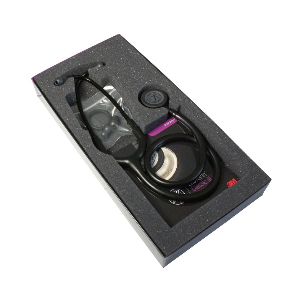 3M™ Littmann? Classic III™ Stethoscope Black Tube Black-Edition 5803 - Image 3