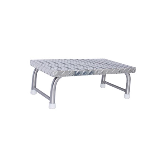 Single step with a moulded rubber top OE 80 S/S