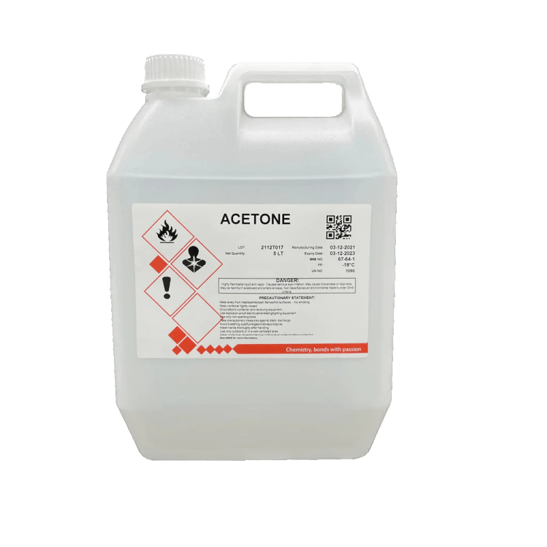 Acetone 99.9% Technical Grade 5L